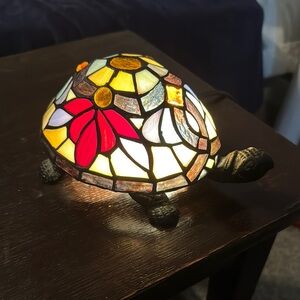Stained Glass Tortoise Lamp
